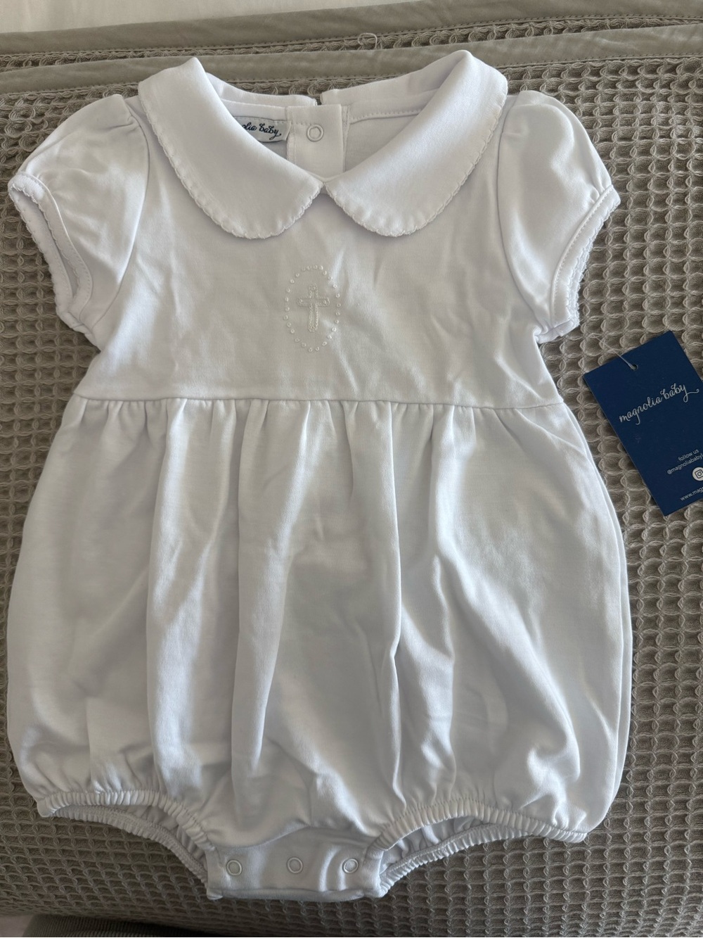 Kids white baby one-piece